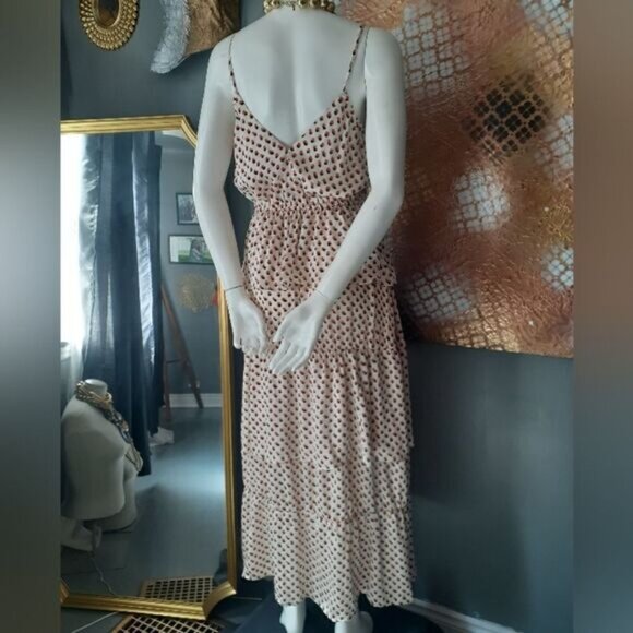 NWT H&amp;M Tiered Ruffled Maxi Dress - Picture 15 of 16